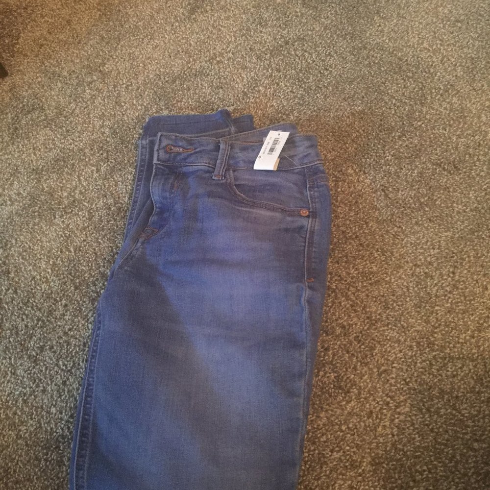 Super skinny light wash jeans